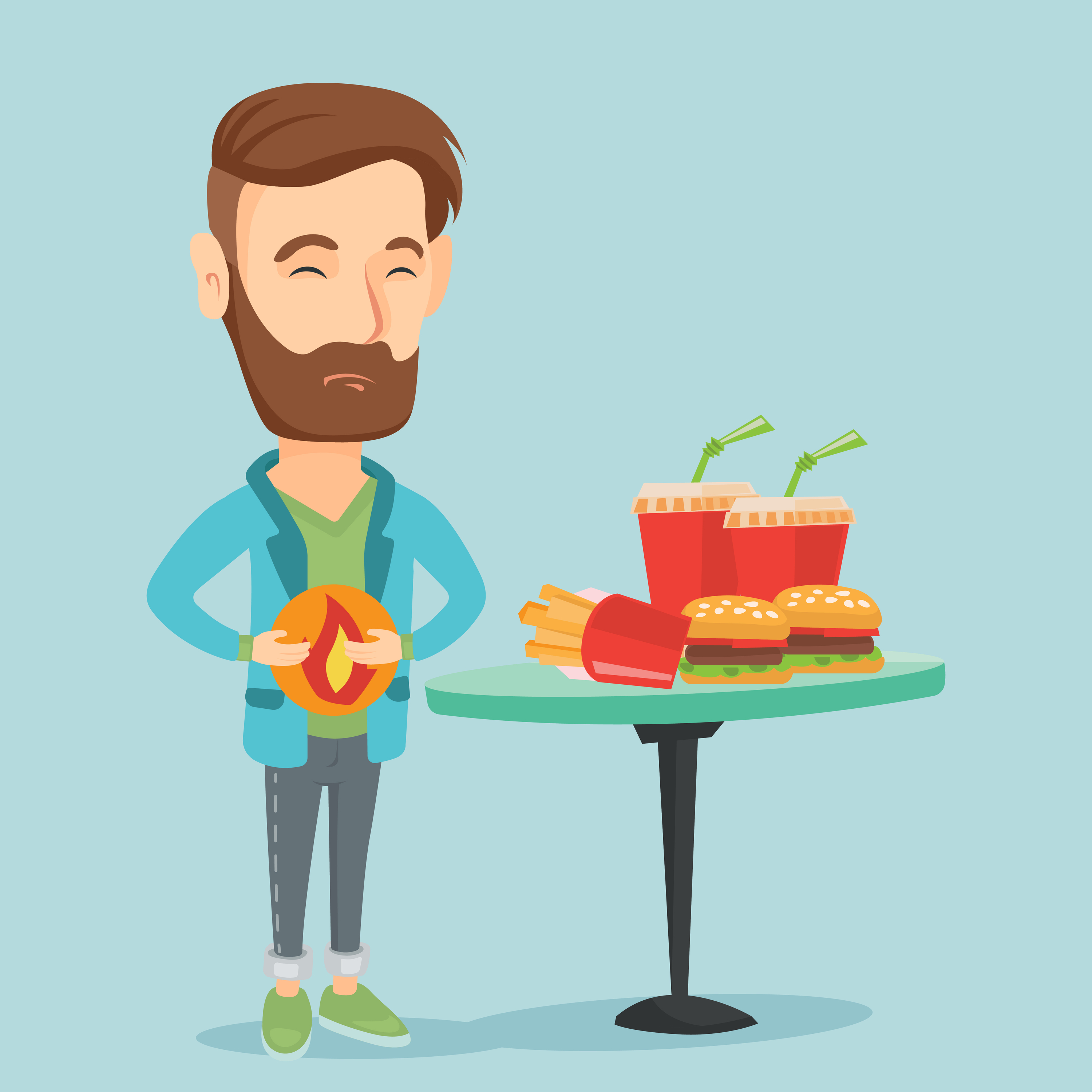 graphicstock-caucasian-sad-man-having-stomach-ache-from-heartburn-young-man-suffering-from-heartburn-upset-man-having-stomach-ache-after-fast-food-vector-flat-design-illustration-square-layout_HQlZGGkPUb_L